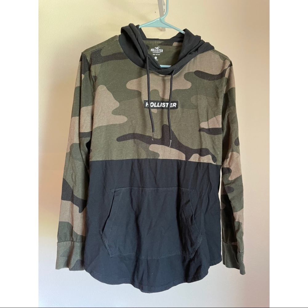 Hollister Camo Pullover Jacket | Size Small